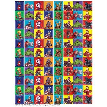 Tosafos Marvel Super Hero Adventure 88up Stickers Mini, 12PK TO2109720